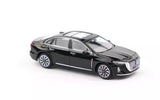 1:64 black diecast sedan model toy car with metal body