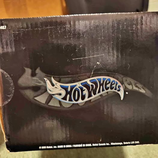 Hot Wheels diecast car packaging with Hot Wheels logo