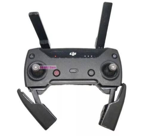 DJI drone remote controller with two black antennas and dual thumb joysticks