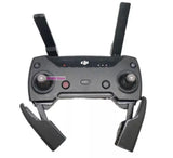 DJI drone remote controller with two black antennas and dual thumb joysticks