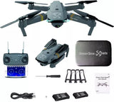 Skyquad Drone with Camera for Adults Upgraded Edition Wide-Angle HD Wifi FPV Liv Drone