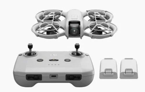 DJI Neo Fly More Combo drone controller with two charging docks and battery module