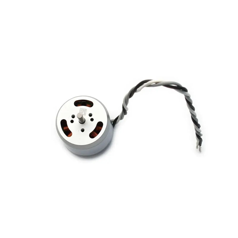 Drone arm motor with circular housing and two-wire lead