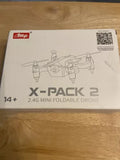 X - Pack 2 Mini Drone with Cam. Kids?Beginners , Foldable Pocket - Attop. Drone