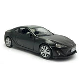 1:36 86 Sports Car Diecast Model Car Toy Vehicle for Boys Kids Gifts Matte Black Toy