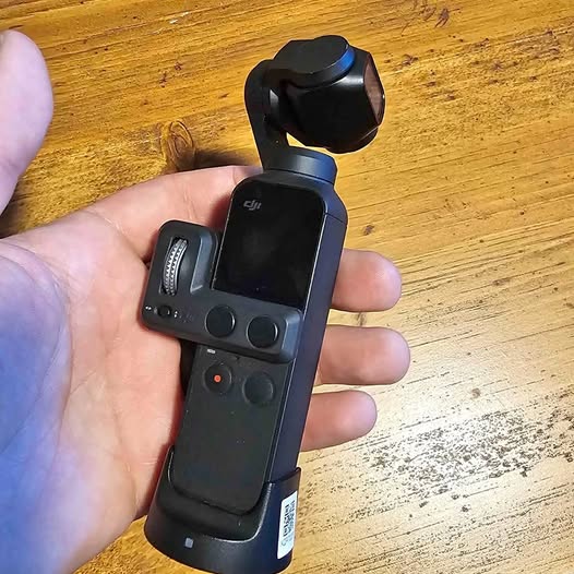 DJI Osmo Pocket 1 handheld gimbal camera with control buttons