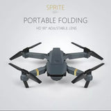 4K Drone HD Wide Angle Camera Drone WiFi E58 Foldable RC Quadcopter 3 batteries Drone
