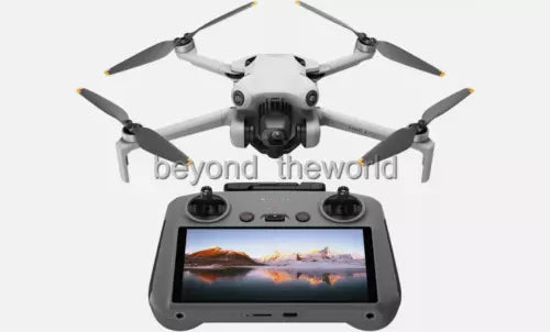 Camera drone with DJI RC 2 remote controller and display screen