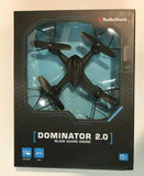 Radio Shack Dominator 2.0 Quadcopter 2.4GHz 4CH 6 Axis LED Eyes RC Drone Drone