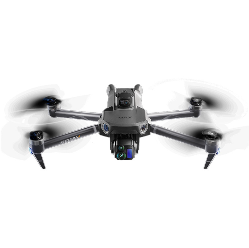 P7 MAX 4K quadcopter drone with 3-axis gimbal and camera, obstacle sensors on body