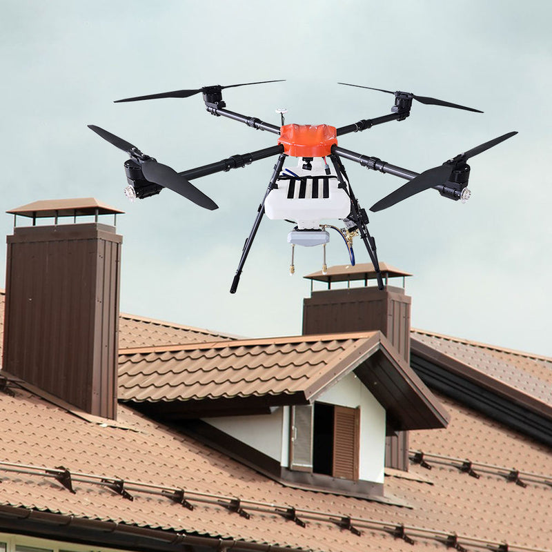 Quickly Clean High-Altitude Surfaces Cost-Effective Cleaning Drones Used by Large Cleaning Companies