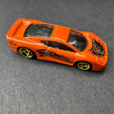 Vintage Orange Jaguar XJ220 Sports Car Hot Wheels Diecast Collectible Ships to you