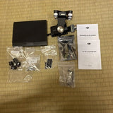 Dji Zenmuse H4-3D 3-axis gimbal stabilizer kit with mount, hardware, and adapter papers