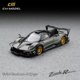 CmModel 1:64 Pagani Zonda R Grey Model Car Alloy Diecast Vehicle Toy Gif Parts