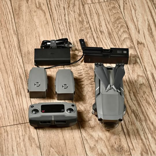 DJI Mavic 2 Pro drone accessories kit: controller, batteries, charging case