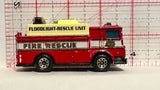Red Fire Rescue Auxiliary Power Truck 1991 Mack 1/89 Matchbox Diecast Car Parts