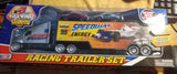 Motor Max Trucking World Racing Trailer Set Diecast Semi Truck Rare HTF Toy 15