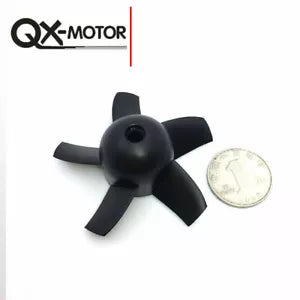 5-blade ducted fan for RC drones, black with central hole