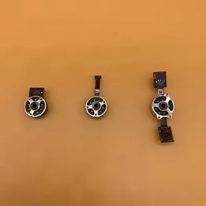 Gimbal camera motor set with three circular axis motors, metal housings