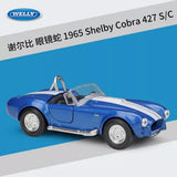 Welly 1:36 1965 Shelby 427 SC Diecast Model Pullback Car New in Box Toy