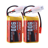 SUNPADOW 7.4V 900mAh 25C 2S Lipo Battery Soft Pack with JST Plug for RC Airplane Quadcopter Helicopter Drone FPV Racing Hobby Drone