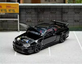 1:64 MH Black JDM Skyline GTR R34 Z-Tune Sports Model Diecast Metal Car toy gift Toy