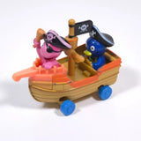 Dora Explorer Take n Play Along Diecast Metal Pirate Boat Train Parts