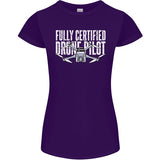 Drone Pilot Womens Petite Cut T-Shirt Drone