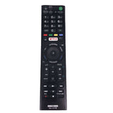 Universal TV remote control, black with button layout and RM-L1275 label