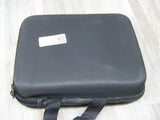 Black collapsible drone carrying case with handle straps