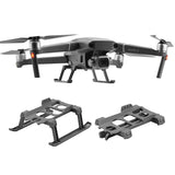 Foldable drone landing gear legs with quick-release bracket set