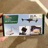 Wi-Fi camera drone accessory box with "Ultra micro" label