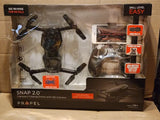 Propel Snap 2.0 Compact Folding Drone with HD Camera 720P HD Ready to Fly Sealed Drone