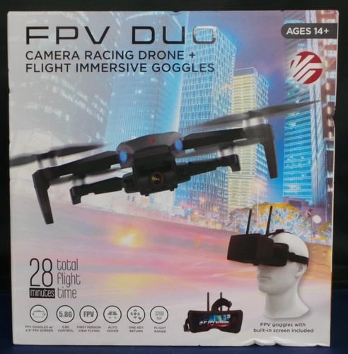 Vivitar DRCLS16 Duo Camera Racing Drone - Black BRAND NEW Drone