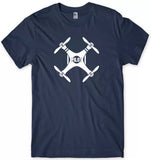 Quadcopter Drone Mens Funny Unisex T-Shirt Drone