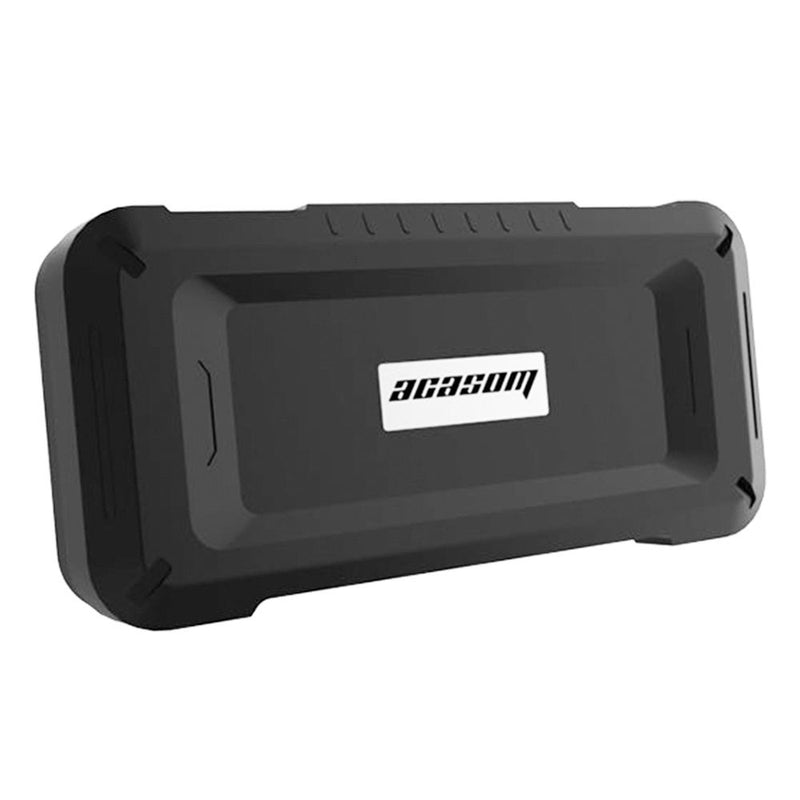Drone 2.4G/5.8G dual-band signal booster box, black rugged enclosure with logo