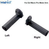Drone landing gear motor arms set, left and right, black plastic pieces