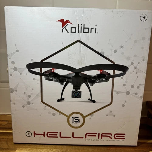Kolibri Hellfire HD camera drone box, wide-angle FPV, 15 mi range