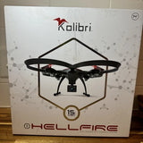 Kolibri Hellfire HD Wide-Angle Camera Drone with FPV App Video Stream with 15 Mi Drone