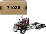 Diecast Masters Western Star tandem day cab tractor model, black with chrome details