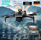 Xiaomi V198GPS Drone ESC 8K Profesional HD Camera Brushless Obstacle avodience. Drone