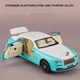 1:32 Rolls Royce Wraith Mansory Alloy Diecast Toy Vehicle Pull Back Model Car Parts