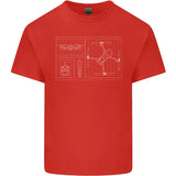 Drone Blueprint Mens Light Cotton T-Shirt Drone