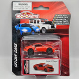 Diecast Porsche 911 Carrera S sports car, orange-red, in blister packaging