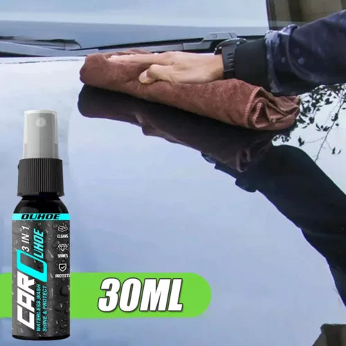 30ml spray bottle for car detailing, black and green label