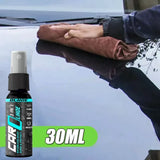 30ml spray bottle for car detailing, black and green label