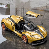 1:22 Alloy Model Car Pagani Huayra Diecast Supercar Metal Scale Toy Vehicle Parts