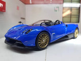 Pagani Huayra Roadster 2012 Blue 1:24 Detailed Motormax Diecast Scale Model Parts