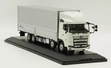 1/43 scale Hino Profia container truck trailer diecast, white, front view