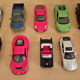 Assorted diecast toy cars, mixed colors with detailed molded bodies